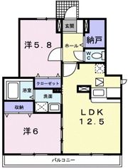 エトワ－ル・Fの間取り画像