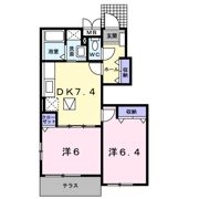 ベル プリムローズⅡの間取り画像