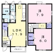 サンメゾン・Ⅰの間取り画像