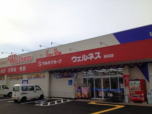 近くのウェルネス桜谷店まで2,300m（徒歩29分）