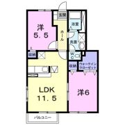 ロイヤルパ－ク岬の間取り画像