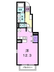 クレメント・エヌ Bの間取り画像