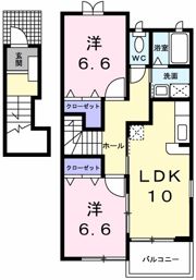 メゾンオルタンシアの間取り画像