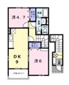 クレールコートBの間取り画像