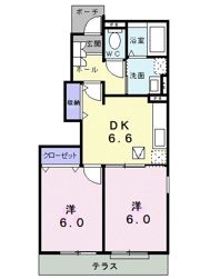 ヴェル フォーレの間取り画像