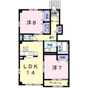ヴィラサンリット・Kの間取り画像