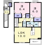グラシュー ヒル Bの間取り画像