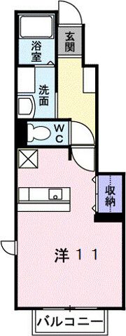 マンダリーヌの間取り画像