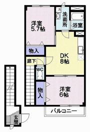オクテット・F．Kの間取り画像