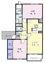 ユンヌバーグBの間取り画像