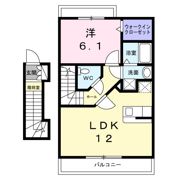 メゾンヴィヴァーチェの間取り画像