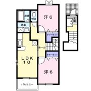 オレンジフラットⅠの間取り画像