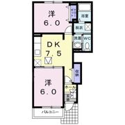オレンジフラットⅡの間取り画像