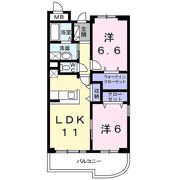 フルール野色の間取り画像