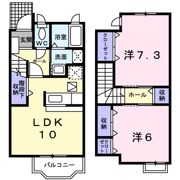 シャルマン フィーレ Dの間取り画像