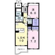 ハミングスクエアBの間取り画像