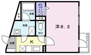 ソレイユKの間取り画像