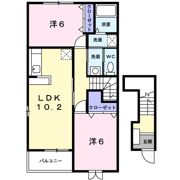 シーサイドウエストヒルAの間取り画像