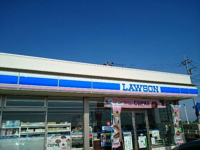 近くのローソン玉村飯塚店まで800m(徒歩10分)