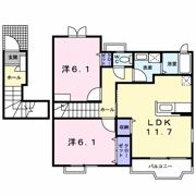 ヴィラ・クリオネBの間取り画像