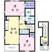 メゾンソレイユの間取り画像