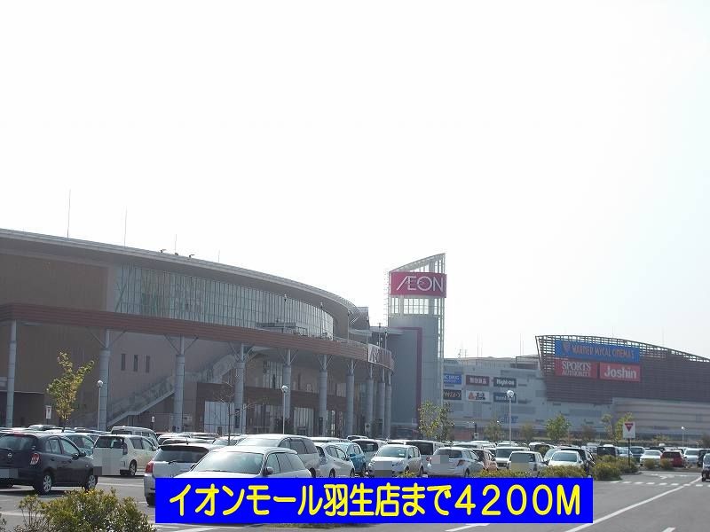 近くのイオンモール羽生店まで4,200m（徒歩53分）