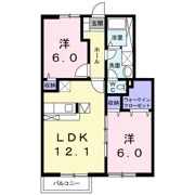 カトレーヴⅠの間取り画像
