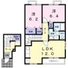 ラフレシールDの間取り画像