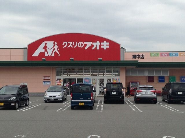 近くのクスリのアオキ婦中店まで600m（徒歩8分）