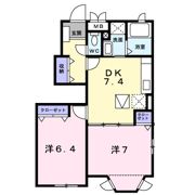 ラフレシールAの間取り画像