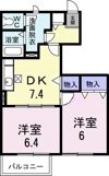 スウィート リークAの間取り画像