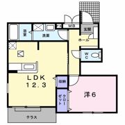 ソレーユ上曽根Aの間取り画像
