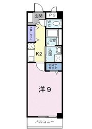 プラシード倉敷の間取り画像