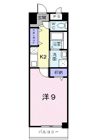 プラシード倉敷の間取り画像