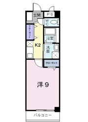 プラシード倉敷の間取り画像