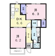 クオーレ・トゥーの間取り画像