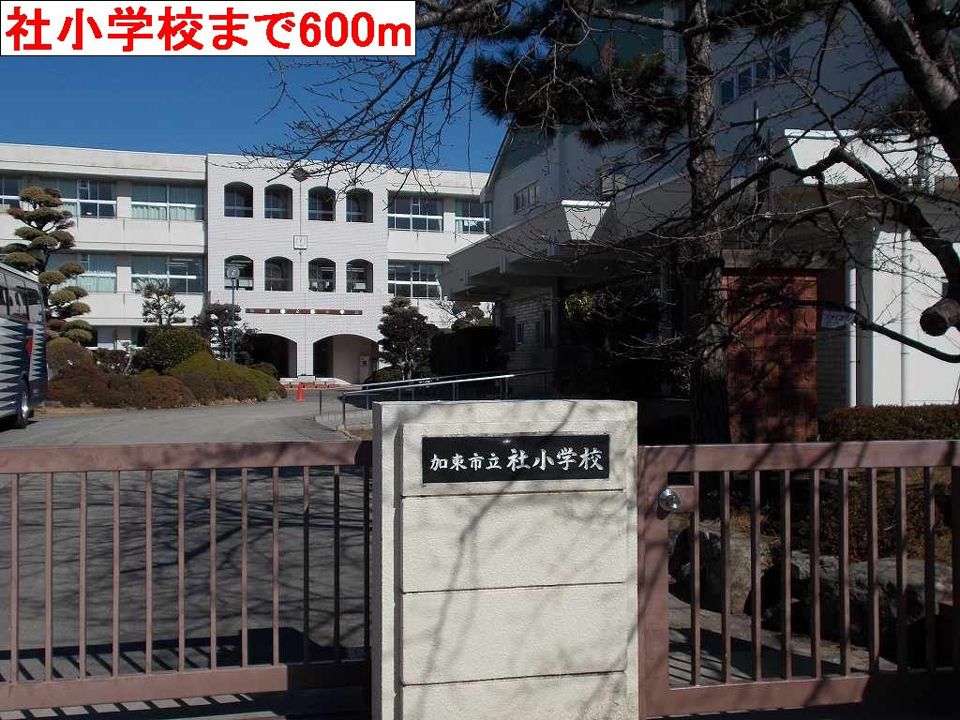 近くの市立社小学校まで600m(徒歩8分)