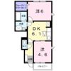 プルミエ アムール Bの間取り画像