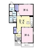 ジャック パレスAの間取り画像