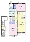 ジャック パレスAの間取り画像