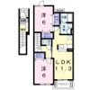 ソレアード Ⅱの間取り画像