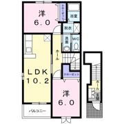 エスポワール Bの間取り画像