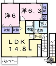 メリーハウスⅡの間取り画像
