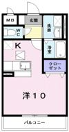 タウンルーム けまりの間取り画像