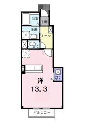 グレースハイム佐賀の間取り画像