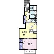 プロムナード 牛川通 Dの間取り画像
