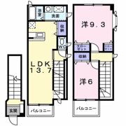 カーサグランデの間取り画像