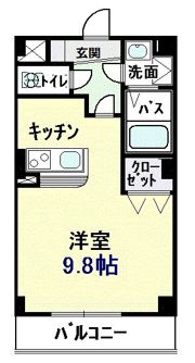 レジデンスの間取り画像