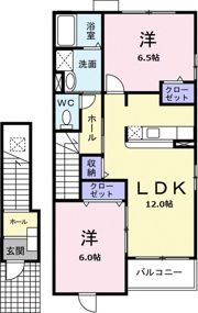 ベルメゾン・Tの間取り画像