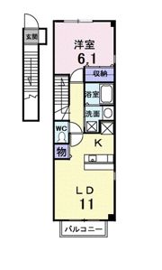 ジュピターK Ⅱの間取り画像